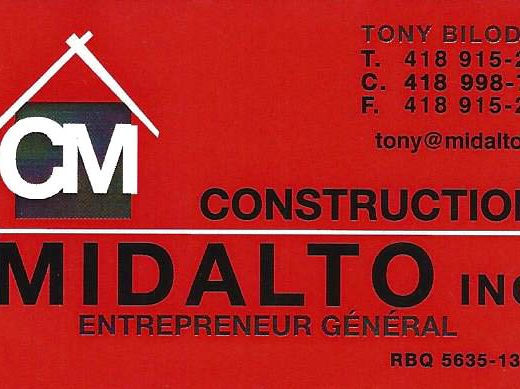 CONSTRUCTION MIDALTO INC